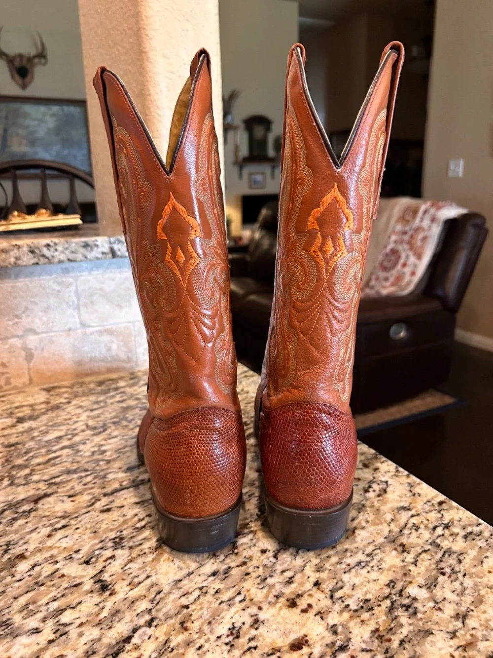 Men’s Circle G Teju Lizard Skin Boots